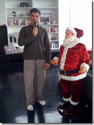 martin and santa sing